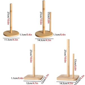 Portaoggetti in bambù per la casa portasciugamani in carta di <span class=keywords><strong>base</strong></span> da <span class=keywords><strong>cucina</strong></span> in piedi - Product Image 5