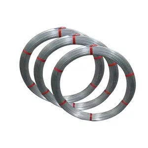 Alambre galvanizado 10 12 14 16 20 calibre חם טבל אלקטרו מגולוון מחייב חוט ברזל מחיר