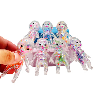 Muñeca de Lentejuelas TPR con Cuentas de Espuma, Juguete Antiestrés, Juguete de Compresión de Rebote Lento, Juguete Antiansiedad y Desestresante - Product Image 1