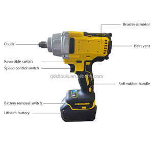 Chiave elettrica a batteria al litio Premium per <span class=keywords><strong>Super</strong></span> utensili industriali senza fili Brushless 800N - Product Image 4