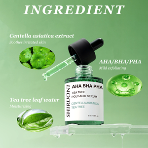Suero Facial Calmante y Aclarante con Centella, Niacinamida, <span class=keywords><strong>AHA</strong></span>, BHA, <span class=keywords><strong>PHA</strong></span> y Ácido Poli-A del Árbol de Té, Marca Privada - Product Image 3