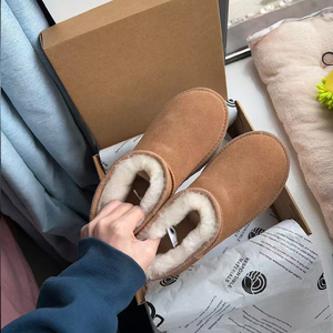 <span class=keywords><strong>Botas</strong></span> de Nieve de Lana 2025 de Alta Calidad, Diseño Original <span class=keywords><strong>para</strong></span> Hombre y <span class=keywords><strong>Mujer</strong></span>, Estilo <span class=keywords><strong>para</strong></span> Caminar, Forradas de Algodón, con Suela Gruesa - Product Image 3