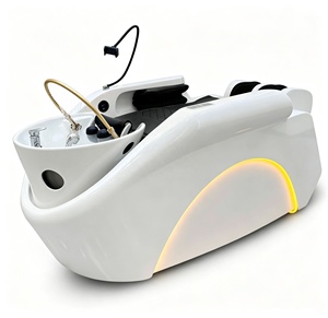 Lit de massage électrique 4D de luxe pour le corps entier avec chauffage, lumière LED et spa capillaire automatique – Chaise de lavage des cheveux – Vente directe usine - Product Image 2