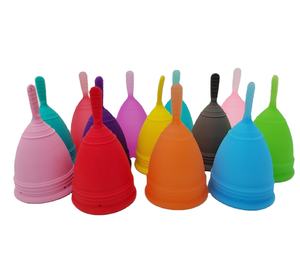 Gobelet menstruel, tasse en silicone pour produits d'hygiène <span class=keywords><strong>menstruelle</strong></span>, modèle 100% - Product Image 1