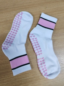 Pure Cotton Anti Grip Gym Barre Yoga Pilate <b>Socks</b> Crocheted Leg Warmers for Women Knitted Tube Hosiery Winter Costume Accessory - Product Image 3