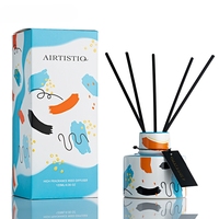 Diffuseur de parfum 120 ml en céramique avec impression numérique, fleurs, huile aromatique, parfum d'ambiance, décoration, parfum personnalisé, fabricant OEM