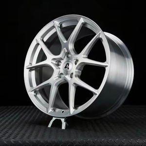 Jantes forgées SGS pour voitures de tourisme, 4x100 5x120 5x112, en alliage premium noir brillant, avec personnalisation profonde par Fluid Forming, 5ème génération, 21 et 22 pouces - Product Image 1