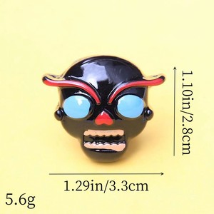 Accessoires en résine Halloween fantôme noir et blanc, vente directe usine, pour bandeaux et coiffes DIY, approvisionnement transfrontalier, technique d'émail goutte à goutte - Product Image 3