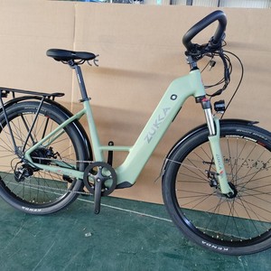 Vélo électrique urbain 250W 26 pouces avec batterie au lithium, moteur à moyeu arrière, vélo hybride électrique pour femmes avec <span class=keywords><strong>cadre</strong></span> en alliage d'aluminium - Product Image 6