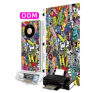 Autocollants colorés pour coque de téléphone portable, autocollants pour coque de téléphone portable, imprimante, autocollants <span class=keywords><strong>photo</strong></span> pour coque de téléphone portable, films pour coque de téléphone portable - Product Image 1
