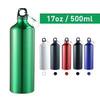 Bouteille d'eau en aluminium pour le sport en plein air, promotion usine à prix réduit, 400ML 500ML 600ML 750ML 1000ML, avec logo d'entreprise