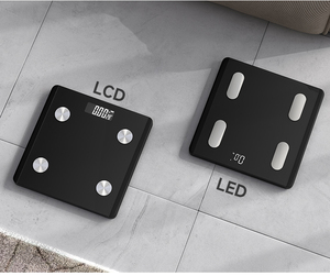 Báscula Inteligente Digital con Pantalla LCD de Vidrio Templado de 6 mm para Interiores, con Bluetooth y Aplicación, Capacidad de 180 kg, para Medir el Peso y la Grasa Corporal en el Hogar - Product Image 3