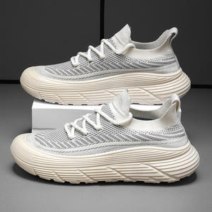 Chaussures de marche décontractées d'été respirantes pour hommes, baskets en maille, semelle souple, chaussures plates noires pour les loisirs et le sport - Product Image 3