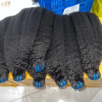 12a 15a Cheveux humains vietnamiens bruts 100% Remy naturels, Kinky Straight, cuticules entièrement alignées, provenant d'un seul donneur, lots de cheveux vierges pour professionnels