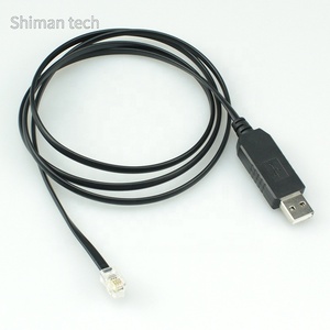 <span class=keywords><strong>USB</strong></span> để <span class=keywords><strong>RJ11</strong></span> RJ12 RJ9 4p4c <span class=keywords><strong>RS232</strong></span> Cáp nối tiếp 6P4C 6P6C - Product Image 2