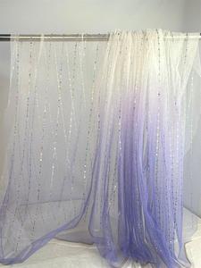 Tissu en Tulle à Paillettes Galaxie Magnifiques pour la Confection de Robes de Mariée et Jupes de Princesse DIY, Idéal pour les Séances Photo de Célébrités d'Internet - Vente en Gros - Product Image 6