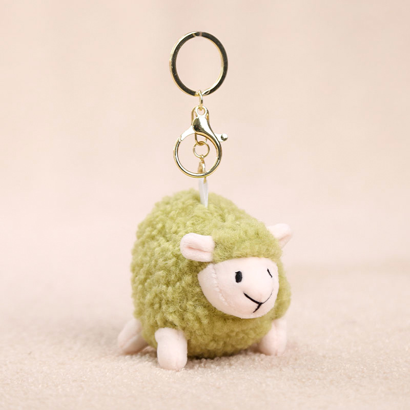 Lie posture sheep green