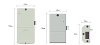 Serrure de casier de sauna RFID anti-humidité avec gestion par carte maîtresse, serrure électronique intelligente pour casiers d'hôtels, de centres de bien-être et de spas