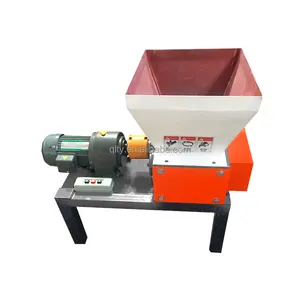 Trituradora textil de doble eje y gran cantidad/máquina trituradora de cable de cobre para proceso de reciclaje