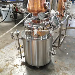 1000L copper ethanol plant industrial alcohol distillation equipment