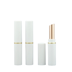 7.6g đơn giản màu trắng Son môi ống rỗng với ống son môi với vật liệu đóng gói ống sáp với khả năng in logo - Product Image 1