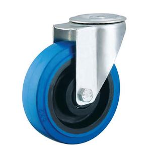 Naylon Plastik Demir Bilyalı PU Alışveriş Arabası Tekerleği - Product Image 5