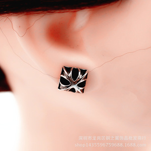 yunnique Stainless Steel Stud <b>Earrings</b> Geometric Square Design Titanium Steel Ear <b>Posts</b> Fashion Jewelry For Women - Product Image 5