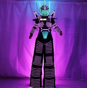 Oferta Especial: Disfraz de Mascota Robot LED Bailarín Multicolor con Sonido, Traje Gigante Portátil para Promoción en Ferias Comerciales y Exposiciones - Product Image 1