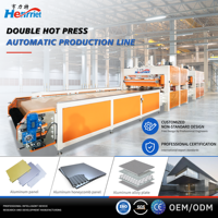 Utilisé pour la ligne de production de convoyage automatique de la machine à double presse à chaud pour les matériaux composites en fibres de chanvre