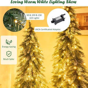 Ngoài Trời Và Trong Nhà Cao Cấp Tuyết Cây Giáng Sinh Nhân Tạo Giáng Sinh Cây Thông LED Với Ánh Sáng - Product Image 3