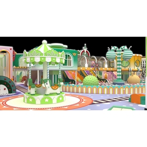 CYPLAY Série Candy Style : Aire de jeux intérieure pour enfants, fabricant de jeux de terrain de jeu souple, centre d'amusement avec toboggan à vendre - Product Image 5