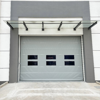 SEPPES Pvc Porte Roulante Rapide Vente Chaude Porte Empilable à Grande Vitesse Grande Fenêtre Transparente Porte à Grande Vitesse avec radar
