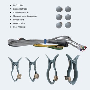 Pumasys เครื่อง E12a ECG PE พร้อมชาร์จ USB แบตเตอรี่ลิเธียมสำหรับการตรวจสอบการทำงานของร่างกายได้รับการรับรอง CE - Product Image 1