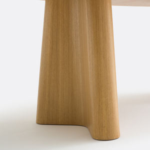 Stile di lusso contemporaneo sala da pranzo mobili tavolo di alta qualità 6 8 tavolo da pranzo per sedia ristorante ovale in legno di quercia - Product Image 4