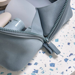 Royal Fair - Juego de Bolsas de Maquillaje de Silicona Rosa Mate, Color Personalizado, Elegantes, de Neopreno, para Viajes, Cuidado de la Piel y Baño - Product Image 2