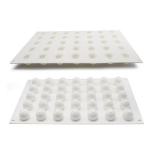 Round Mousse Cake Silicone Mold 35 Cavity With Rimmed Edges For French Dessert Chocolate DIY - Product Image 4
