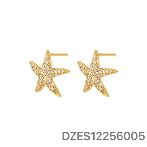 Pendientes de Cristal con Forma de Corazón, Chapados en Oro, Joyería Romántica para Mujer, Joyería de Moda, Pendientes Pequeños - Product Image 3