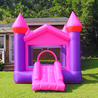 Château gonflable sur le thème de la princesse violette personnalisé par Doctor Dolphin Factory, petit château gonflable, château de saut, tissu Oxford 420D+840D