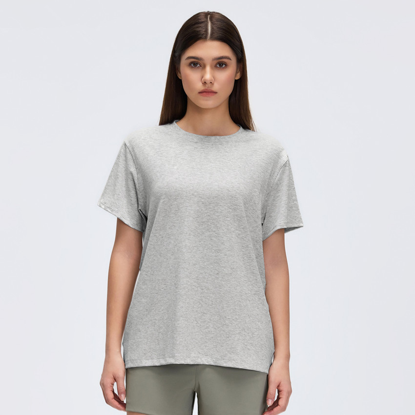 NCLAGEN Loose Casual Women's Gym Shirts Short Sleeve Quick-drying Sports Clothes Yoga Running Activewear Top