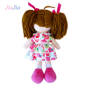 Oyuncak fabrika kişiselleştirilmiş bez özel peluş bez bebek yumuşak amerikan oyuncak bebek oyuncak kız bebek için 25cm - Product Image 3