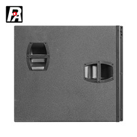 Système de sonorisation professionnel PA 1018 en ligne, en bois, 1000W, son surround, contrôle vocal, connectivité XLR pour scène extérieure