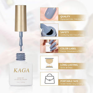 工厂价 免费样品 批发 无毒 可浸泡 高色素 28+ 天持久 HEMA TPO FREE UV 凝胶指甲油 - Product Image 2