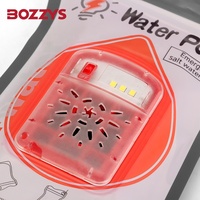 BOZZYS 120 heures d'éclairage constant lampe à LED corps en plastique blanc pour camping en plein air et pêche détection d'urgence d'eau salée