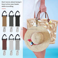 Clip de fixation polyvalent en métal pour casquette de baseball, crochet à ressort triangulaire pour le camping, les voyages, à accrocher sur un sac, une sacoche ou un sac à dos