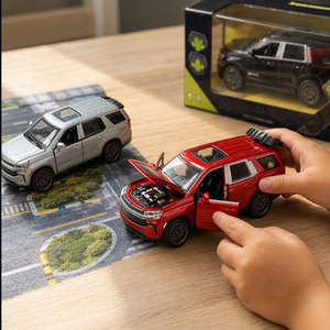 Modellino <span class=keywords><strong>Auto</strong></span> in Metallo Pressofuso Scala 1/32 con Porte Apribili e Funzione Pull-Back per Bambini - Product Image 2