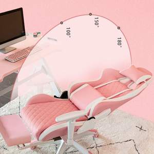 Dropshipping Mujer Sillas De Gamer Rosada Xion pour Siesta Pink Leather Office PC Racing Rocker Gaming Chair for Women - Product Image 2