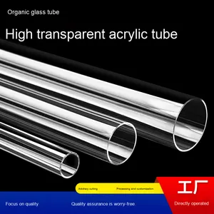 <span class=keywords><strong>Tube</strong></span> acrylique transparent pour contact alimentaire Naxilai, <span class=keywords><strong>tube</strong></span> acrylique transparent, <span class=keywords><strong>tube</strong></span> en plexiglas, <span class=keywords><strong>tube</strong></span> cylindrique creux, diamètre 5-1500 mm, service de découpe - Product Image 3