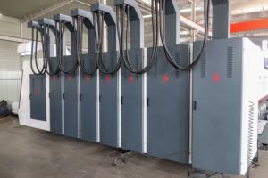 Máquina de impresión de cartón corrugado, máquina pequeña de 4 colores, con corte a presión - Product Image 2