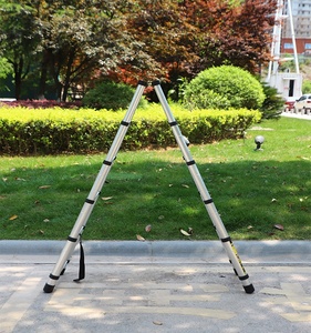 Xách tay nhôm nhanh nhẹn đôi bên Hợp kim nhôm Kính thiên văn mở rộng nền tảng Thang cho ngành công nghiệp sử dụng - Product Image 5