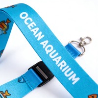 CH Wholesale Sublimation Printing Polyester Lanyards With Logo Custom Certification Keychain OEM ODM ECO Promotion Event Gifts
